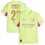 Günstige Fußballtrikots Manchester City Champions of Europe Torwart 3rd trikot 2023-24 Kurzarm